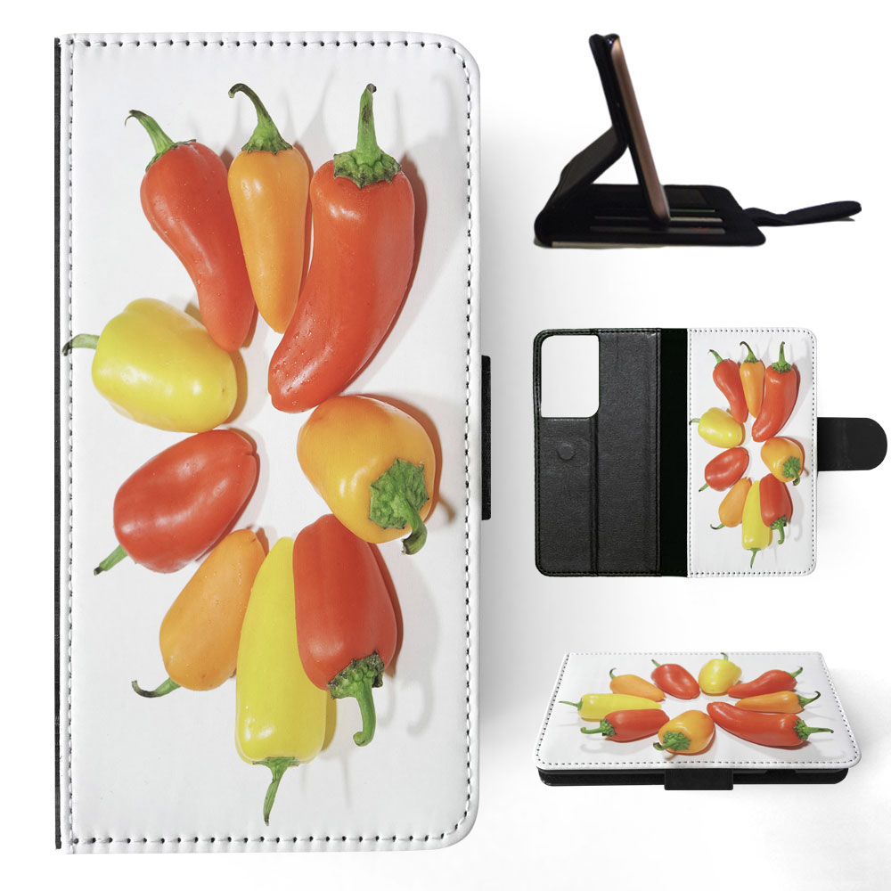 FLIP CASE FOR SAMSUNG GALAXY|YELLOW, RED AND ORANGE CAPSICUM - Picture 51 of 120
