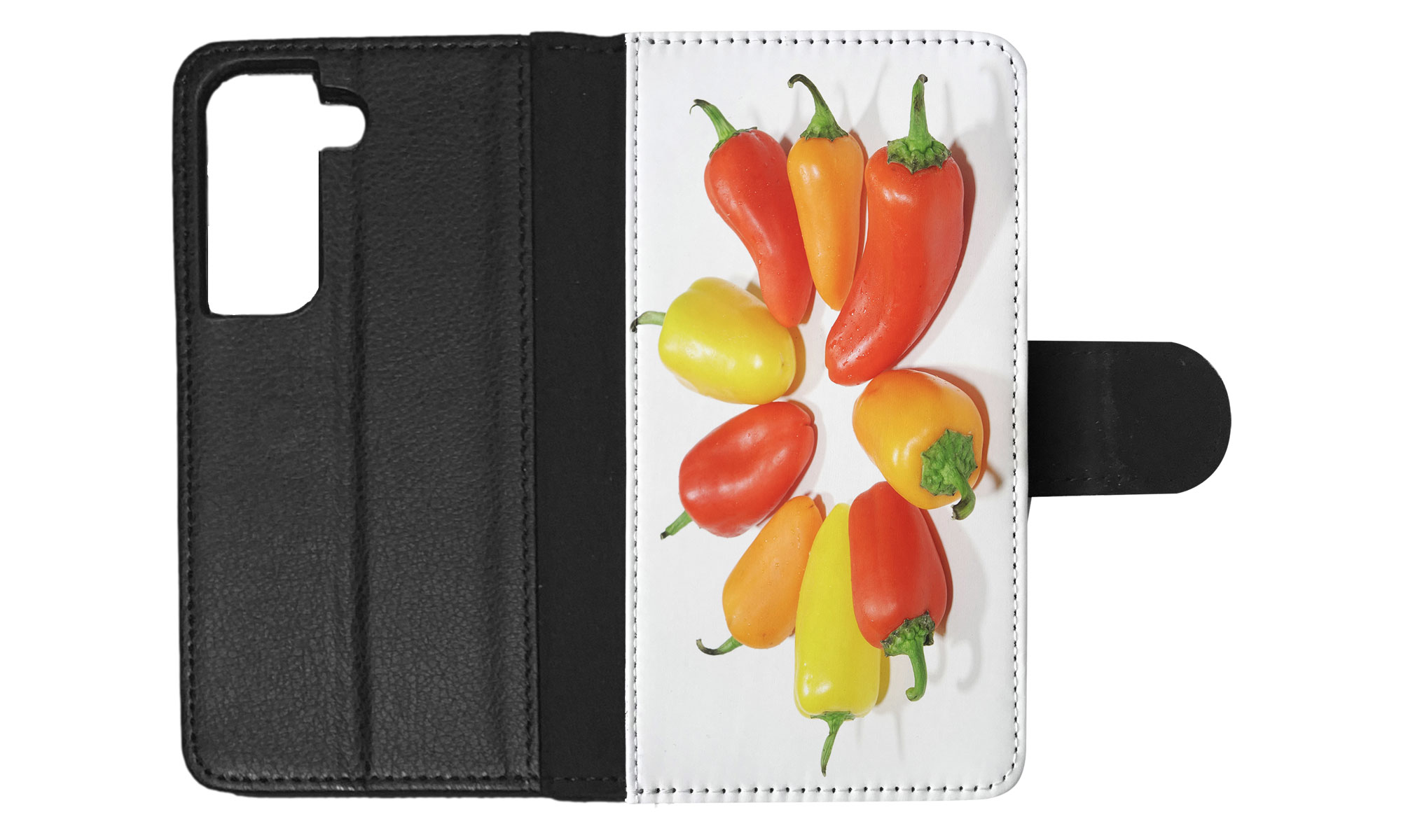 FLIP CASE FOR SAMSUNG GALAXY|YELLOW, RED AND ORANGE CAPSICUM - Picture 49 of 120