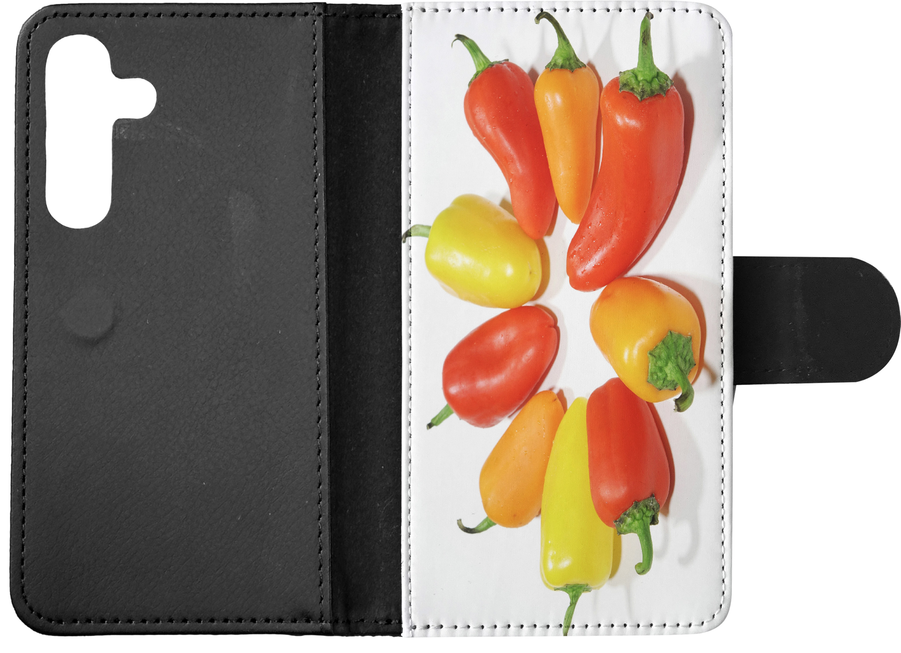 FLIP CASE FOR SAMSUNG GALAXY|YELLOW, RED AND ORANGE CAPSICUM - Picture 19 of 120