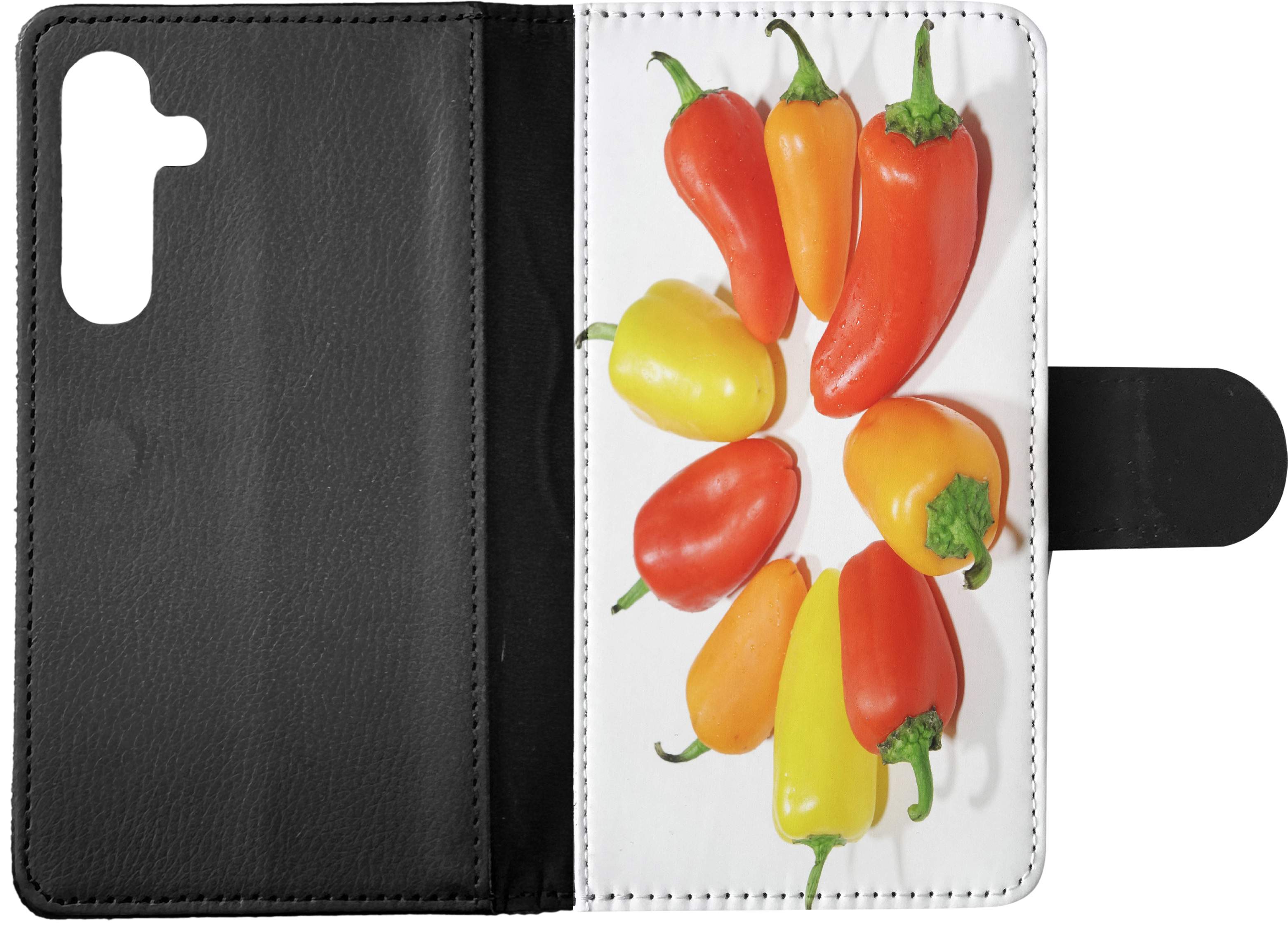 FLIP CASE FOR SAMSUNG GALAXY|YELLOW, RED AND ORANGE CAPSICUM - Picture 14 of 120