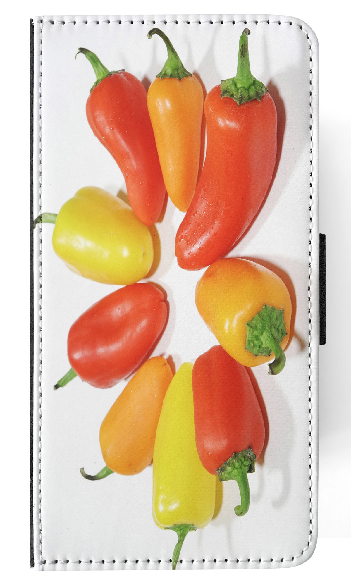 FLIP CASE FOR SAMSUNG GALAXY|YELLOW, RED AND ORANGE CAPSICUM - Picture 7 of 120