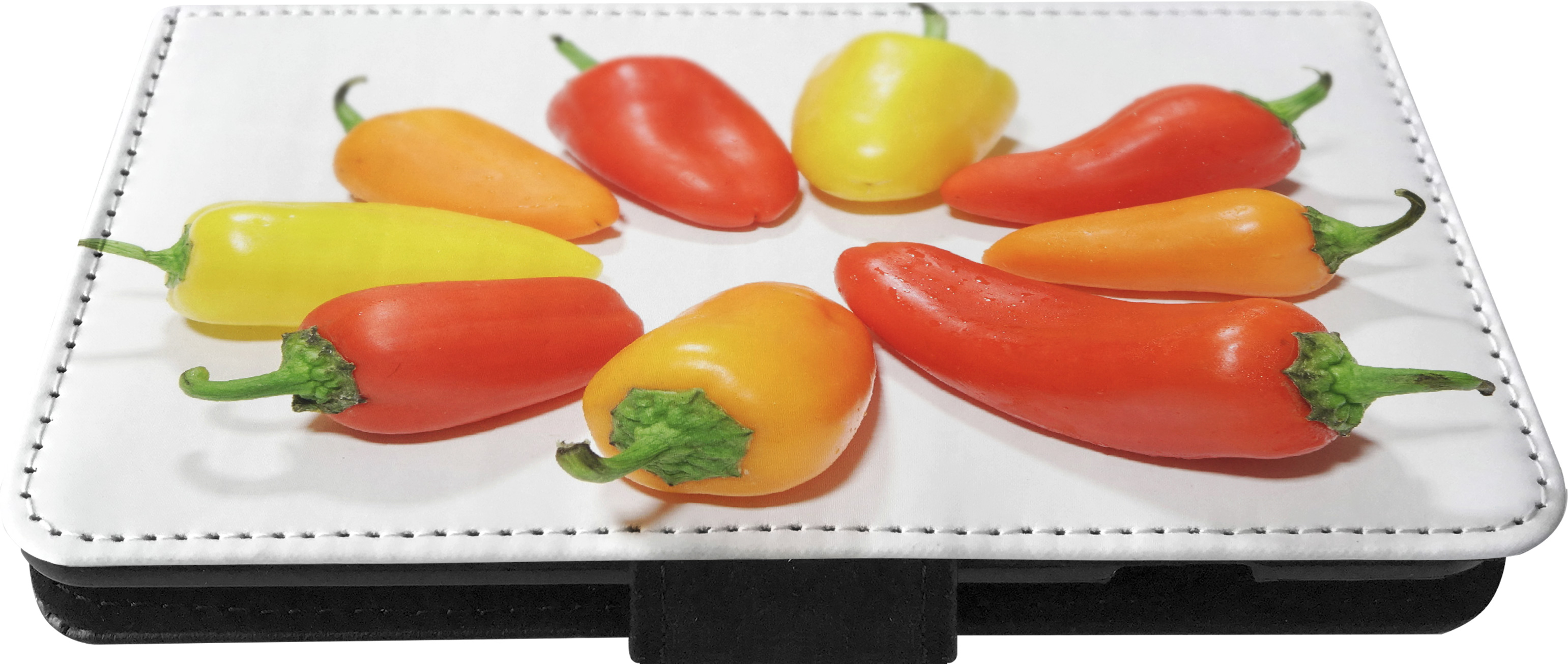 FLIP CASE FOR SAMSUNG GALAXY|YELLOW, RED AND ORANGE CAPSICUM - Picture 8 of 120