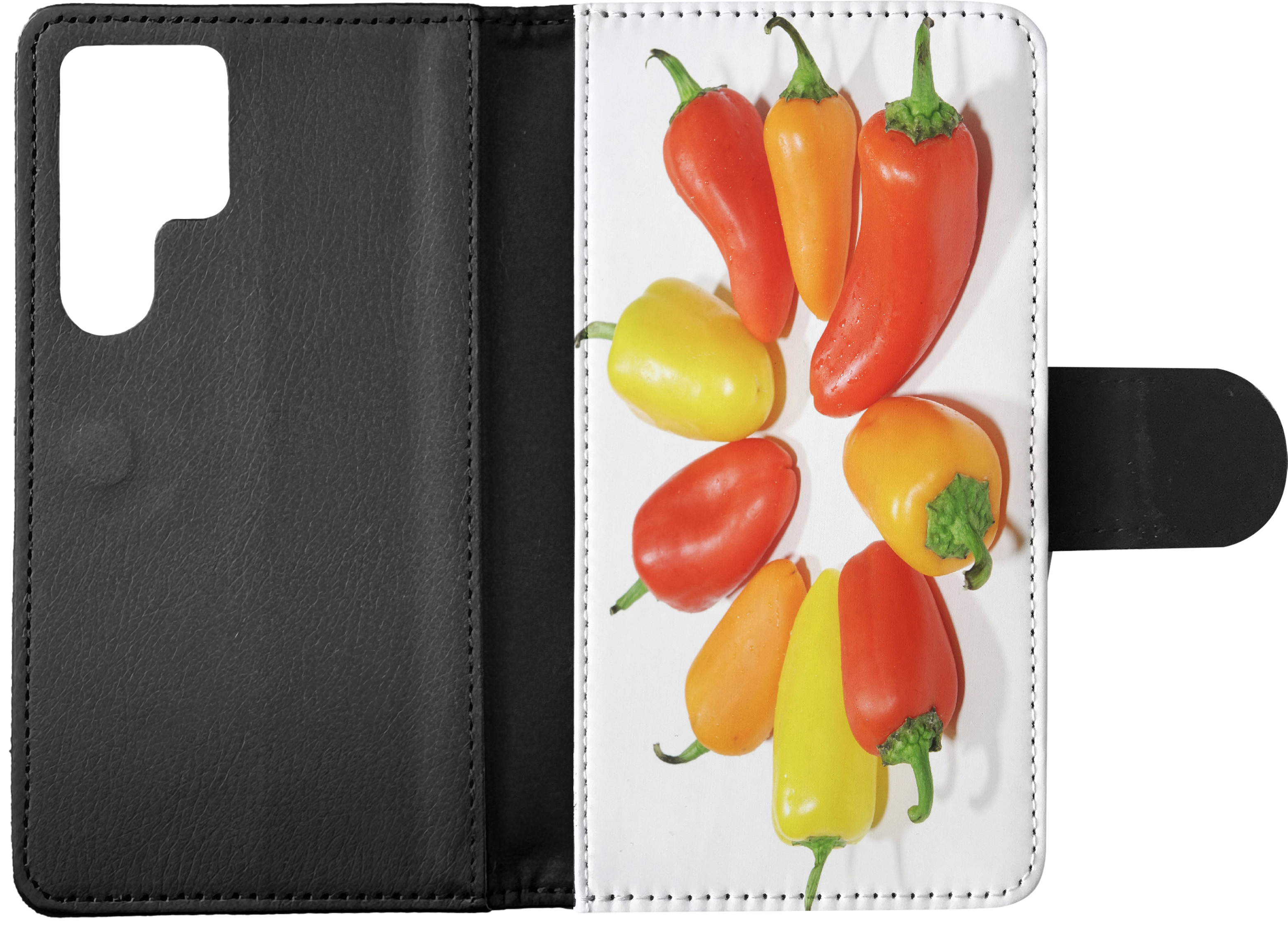 FLIP CASE FOR SAMSUNG GALAXY|YELLOW, RED AND ORANGE CAPSICUM - Picture 9 of 120