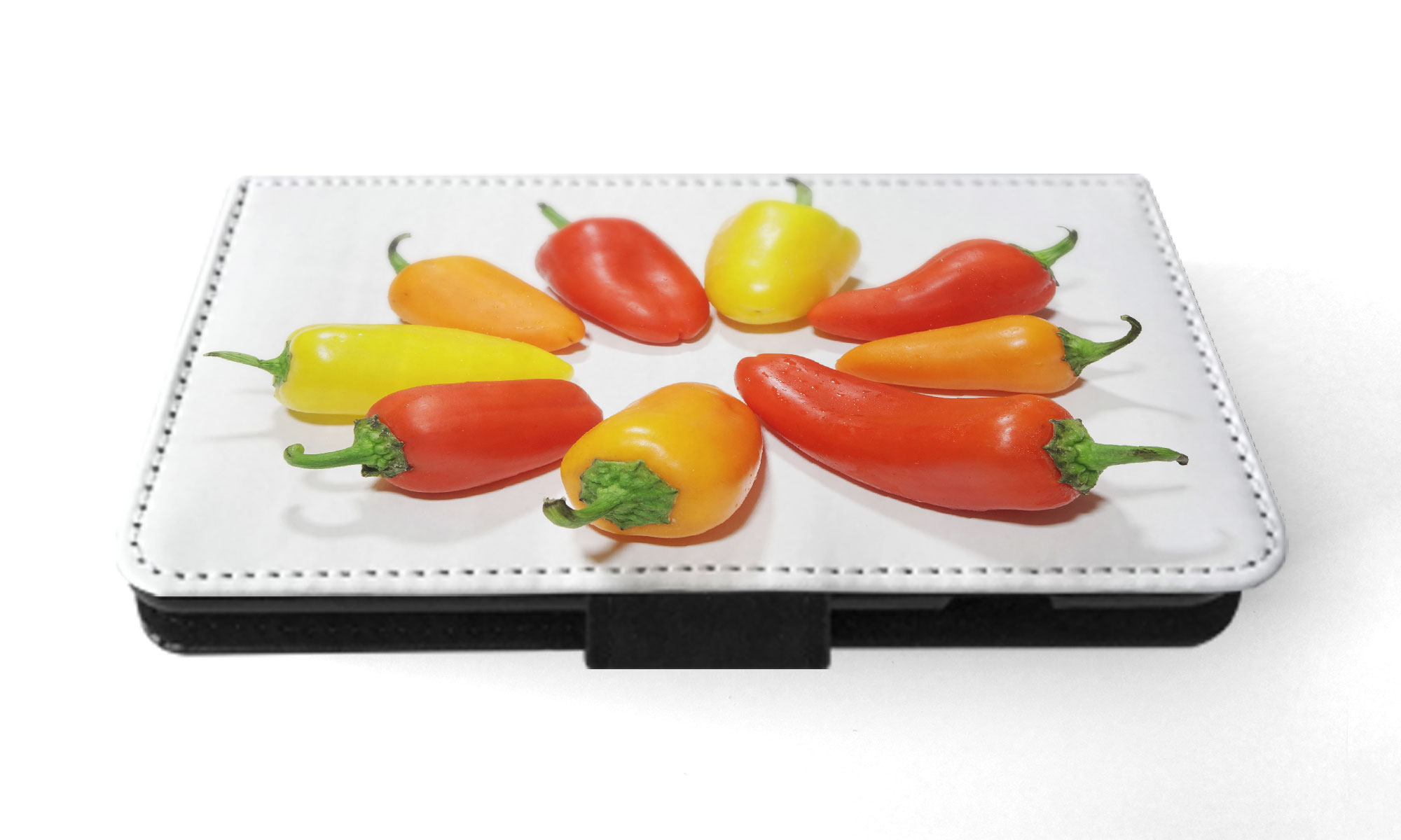 FLIP CASE FOR SAMSUNG GALAXY|YELLOW, RED AND ORANGE CAPSICUM - Picture 33 of 120