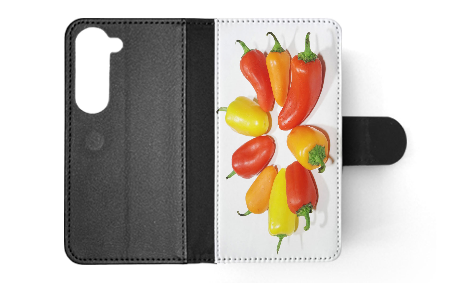 FLIP CASE FOR SAMSUNG GALAXY|YELLOW, RED AND ORANGE CAPSICUM - Picture 34 of 120