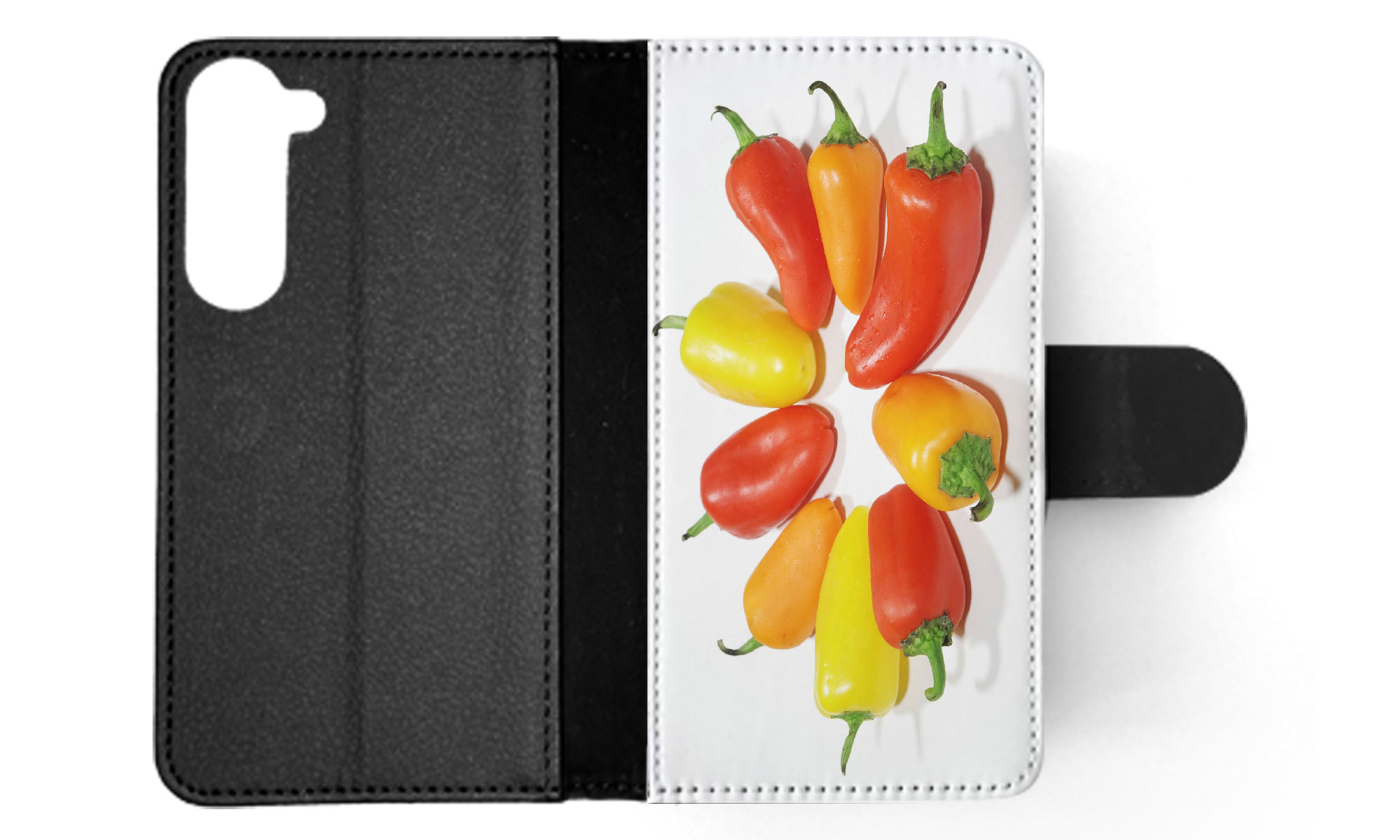 FLIP CASE FOR SAMSUNG GALAXY|YELLOW, RED AND ORANGE CAPSICUM - Picture 29 of 120