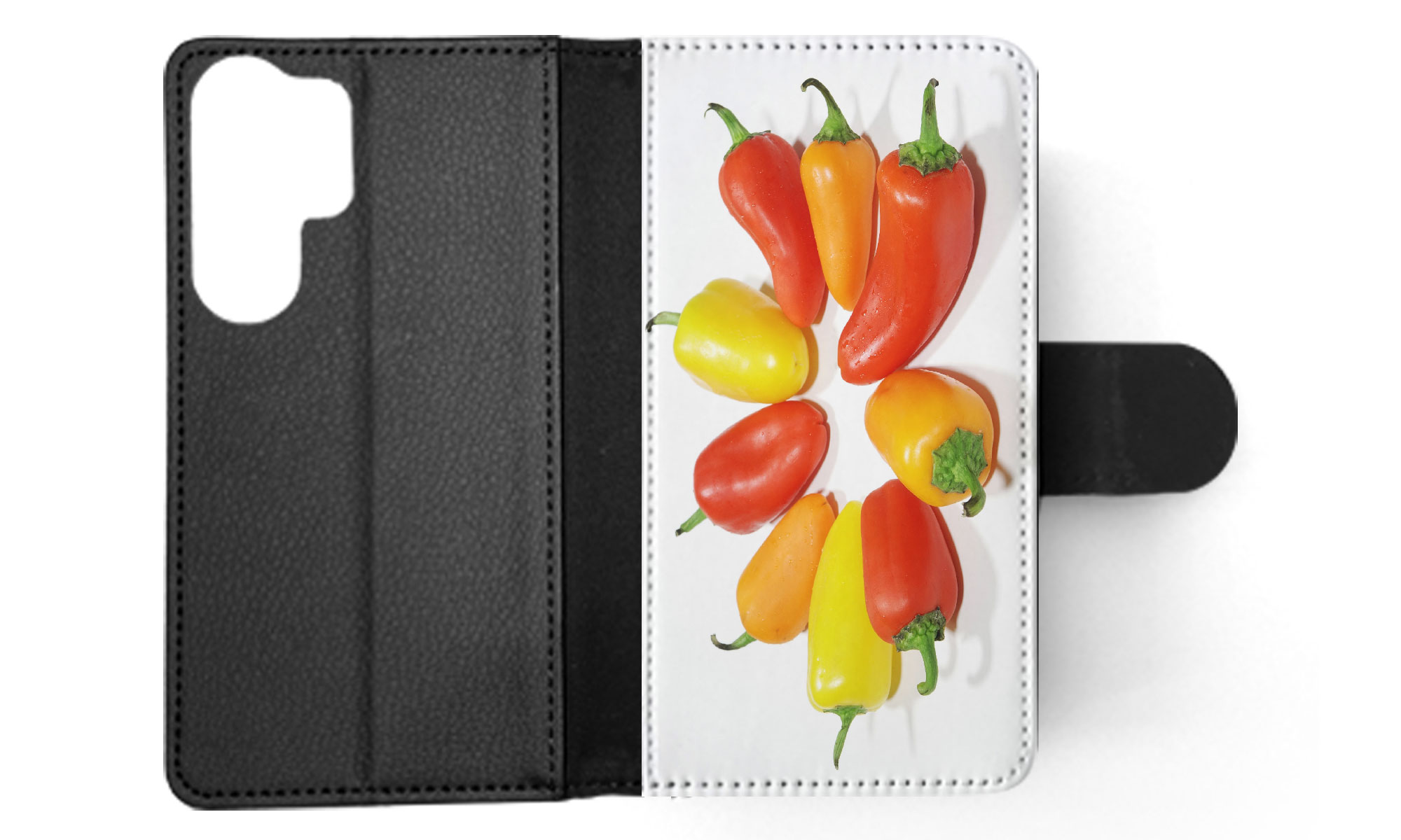 FLIP CASE FOR SAMSUNG GALAXY|YELLOW, RED AND ORANGE CAPSICUM - Picture 24 of 120