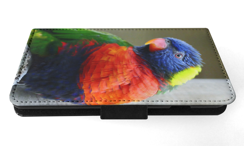 FLIP CASE FOR SAMSUNG GALAXY|COLORFUL RAINBOW BIRD PARROT 356 - Picture 113 of 120