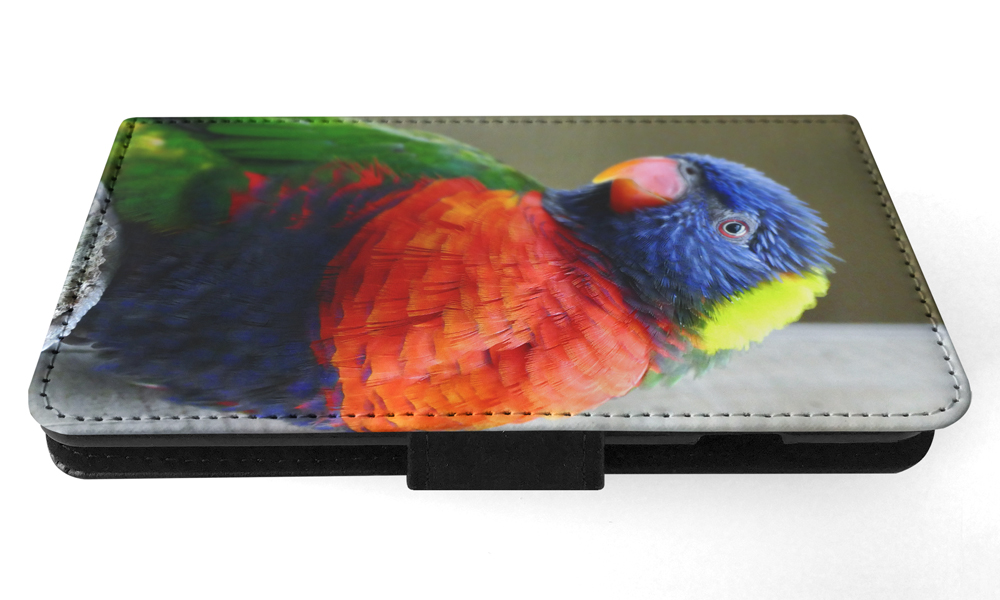 FLIP CASE FOR SAMSUNG GALAXY|COLORFUL RAINBOW BIRD PARROT 356 - Picture 108 of 120