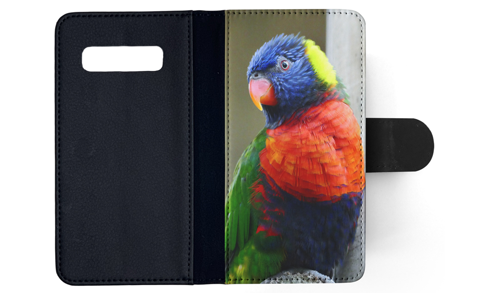 FLIP CASE FOR SAMSUNG GALAXY|COLORFUL RAINBOW BIRD PARROT 356 - Picture 84 of 120