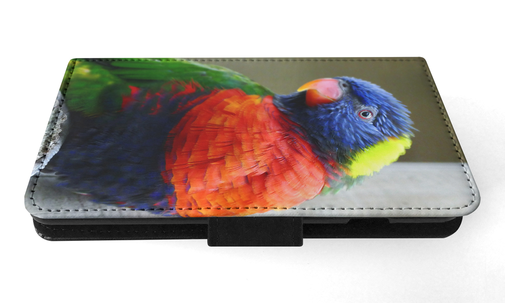 FLIP CASE FOR SAMSUNG GALAXY|COLORFUL RAINBOW BIRD PARROT 356 - Picture 88 of 120