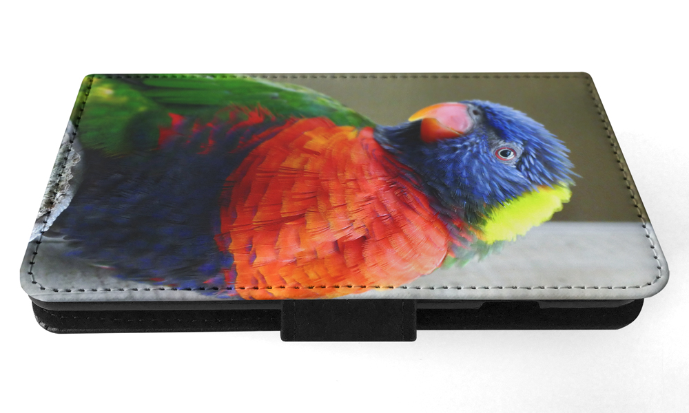 FLIP CASE FOR SAMSUNG GALAXY|COLORFUL RAINBOW BIRD PARROT 356 - Picture 93 of 120