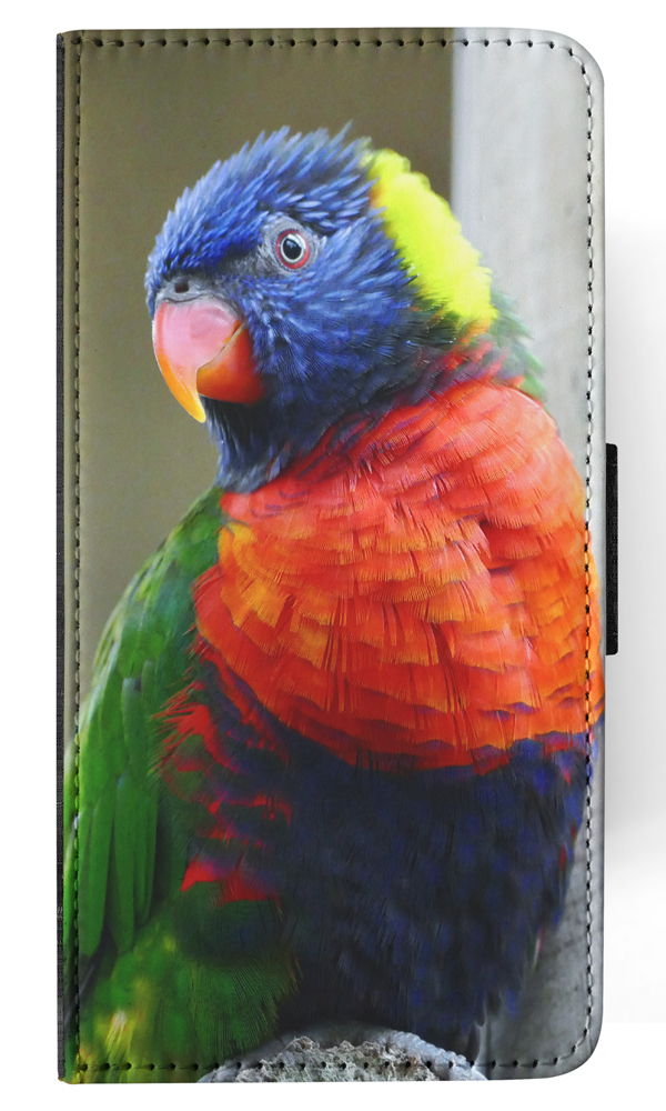 FLIP CASE FOR SAMSUNG GALAXY|COLORFUL RAINBOW BIRD PARROT 356 - Picture 72 of 120