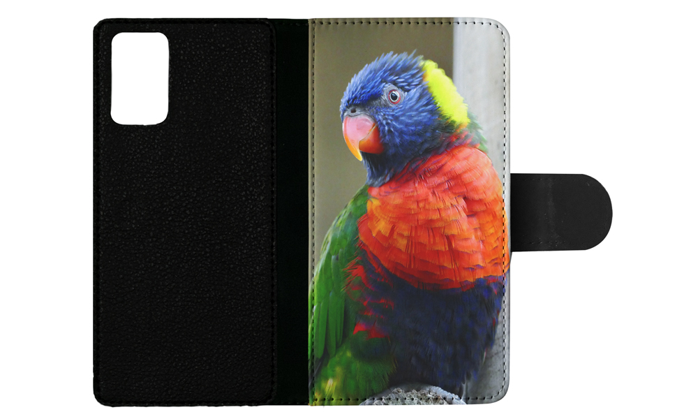 FLIP CASE FOR SAMSUNG GALAXY|COLORFUL RAINBOW BIRD PARROT 356 - Picture 74 of 120