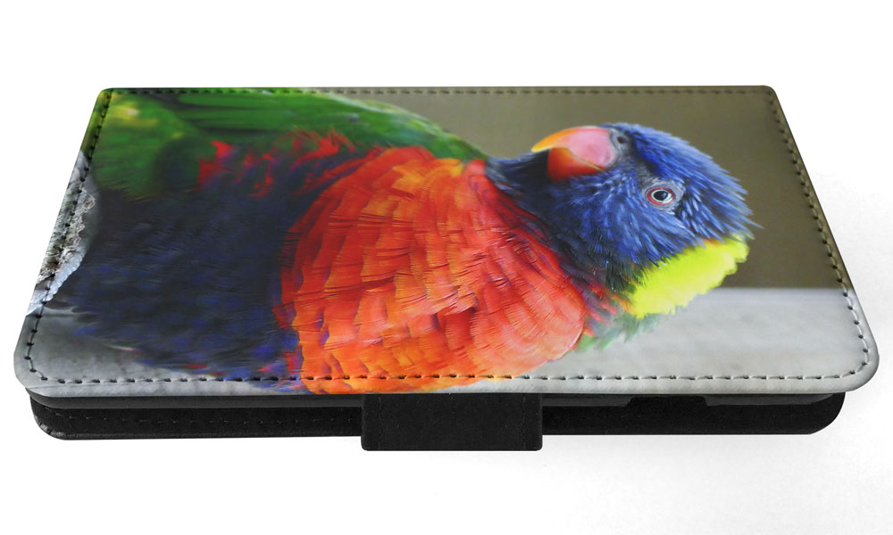 FLIP CASE FOR SAMSUNG GALAXY|COLORFUL RAINBOW BIRD PARROT 356 - Picture 53 of 120