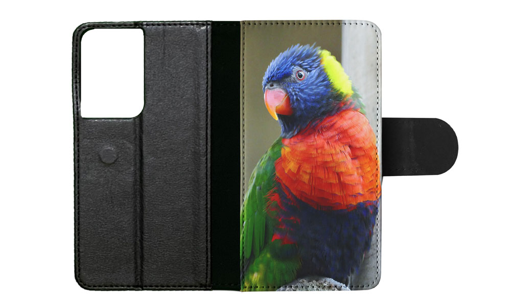 FLIP CASE FOR SAMSUNG GALAXY|COLORFUL RAINBOW BIRD PARROT 356 - Picture 54 of 120