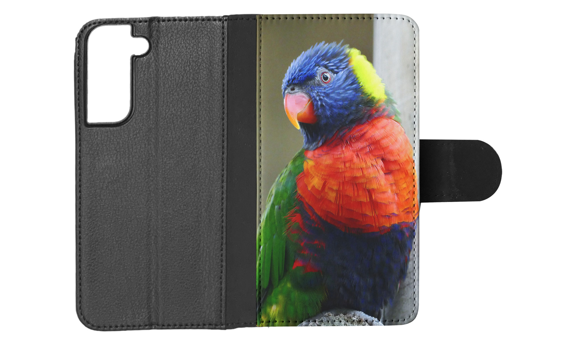 FLIP CASE FOR SAMSUNG GALAXY|COLORFUL RAINBOW BIRD PARROT 356 - Picture 44 of 120