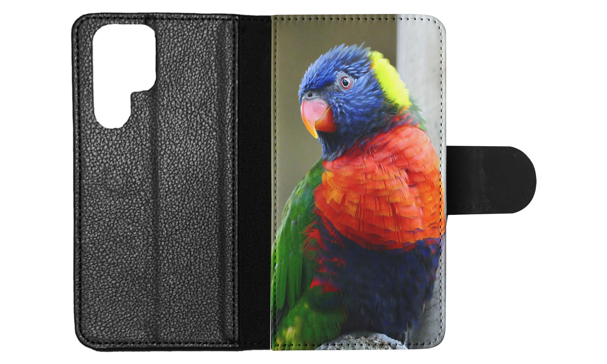FLIP CASE FOR SAMSUNG GALAXY|COLORFUL RAINBOW BIRD PARROT 356 - Picture 39 of 120