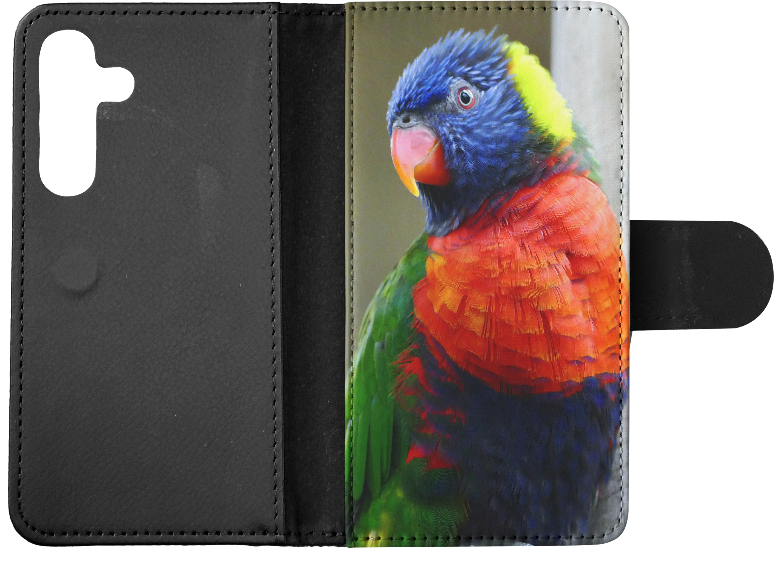 FLIP CASE FOR SAMSUNG GALAXY|COLORFUL RAINBOW BIRD PARROT 356 - Picture 19 of 120