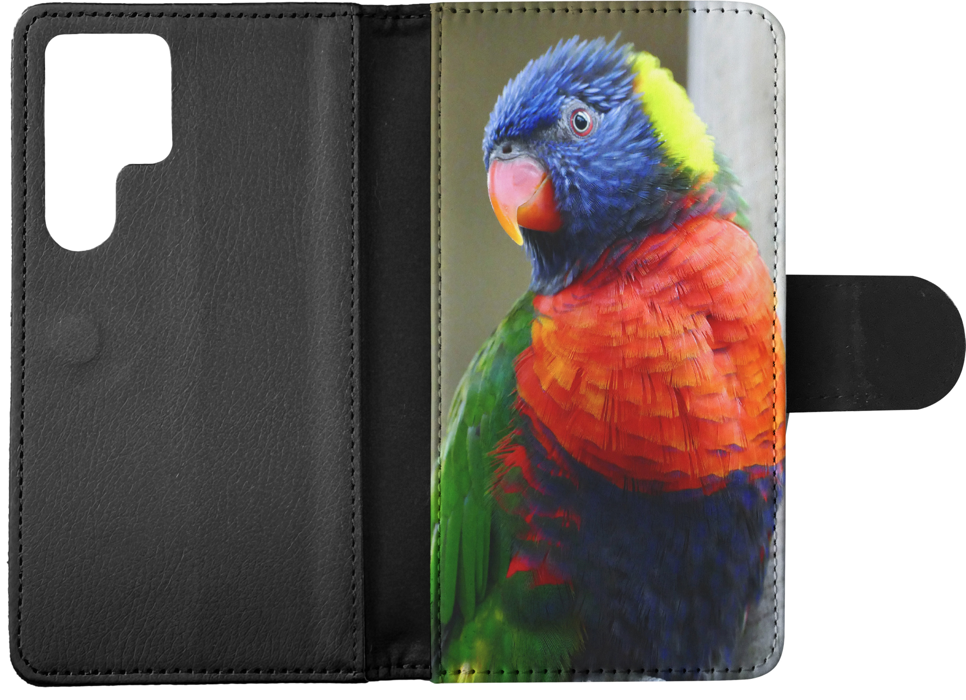 FLIP CASE FOR SAMSUNG GALAXY|COLORFUL RAINBOW BIRD PARROT 356 - Picture 9 of 120
