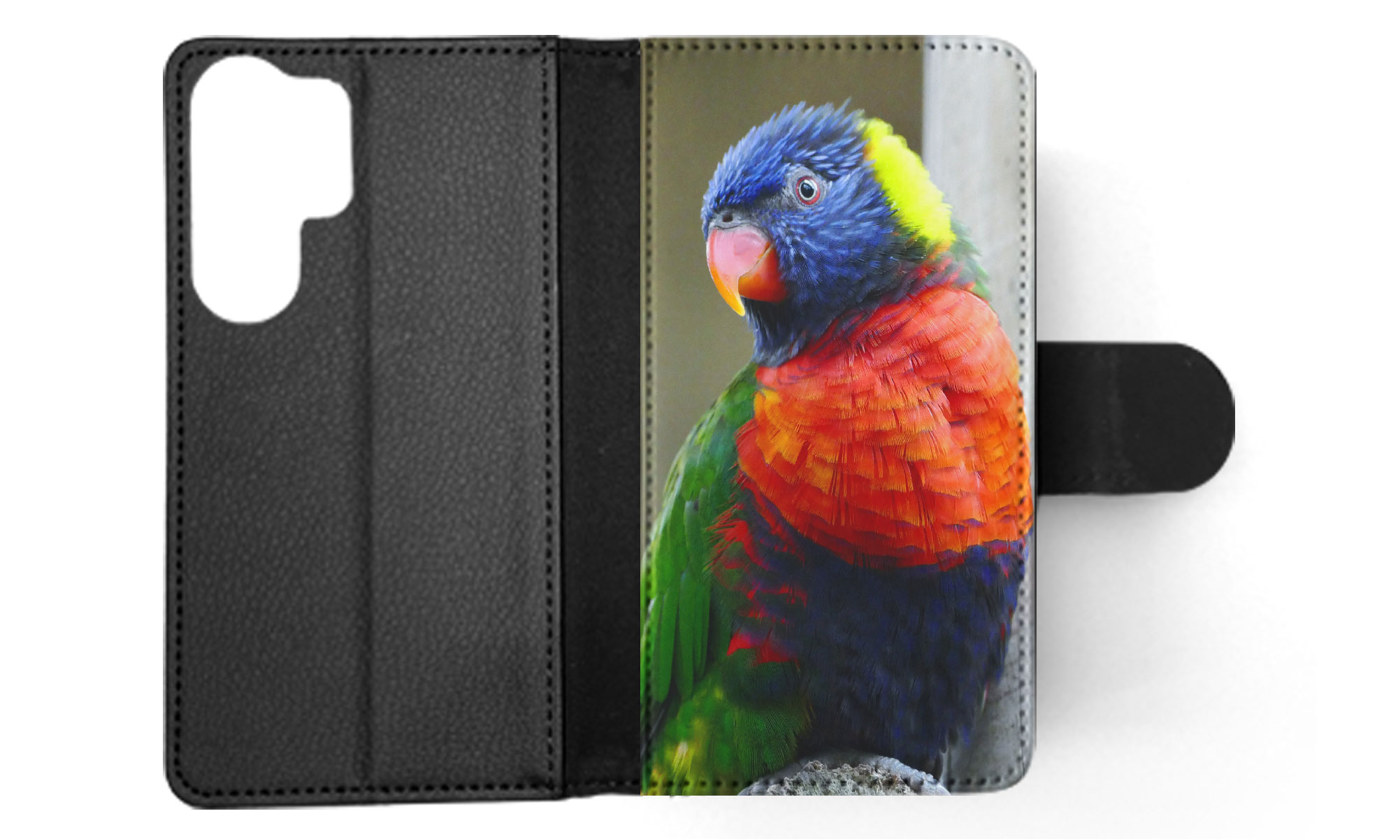 FLIP CASE FOR SAMSUNG GALAXY|COLORFUL RAINBOW BIRD PARROT 356 - Picture 24 of 120
