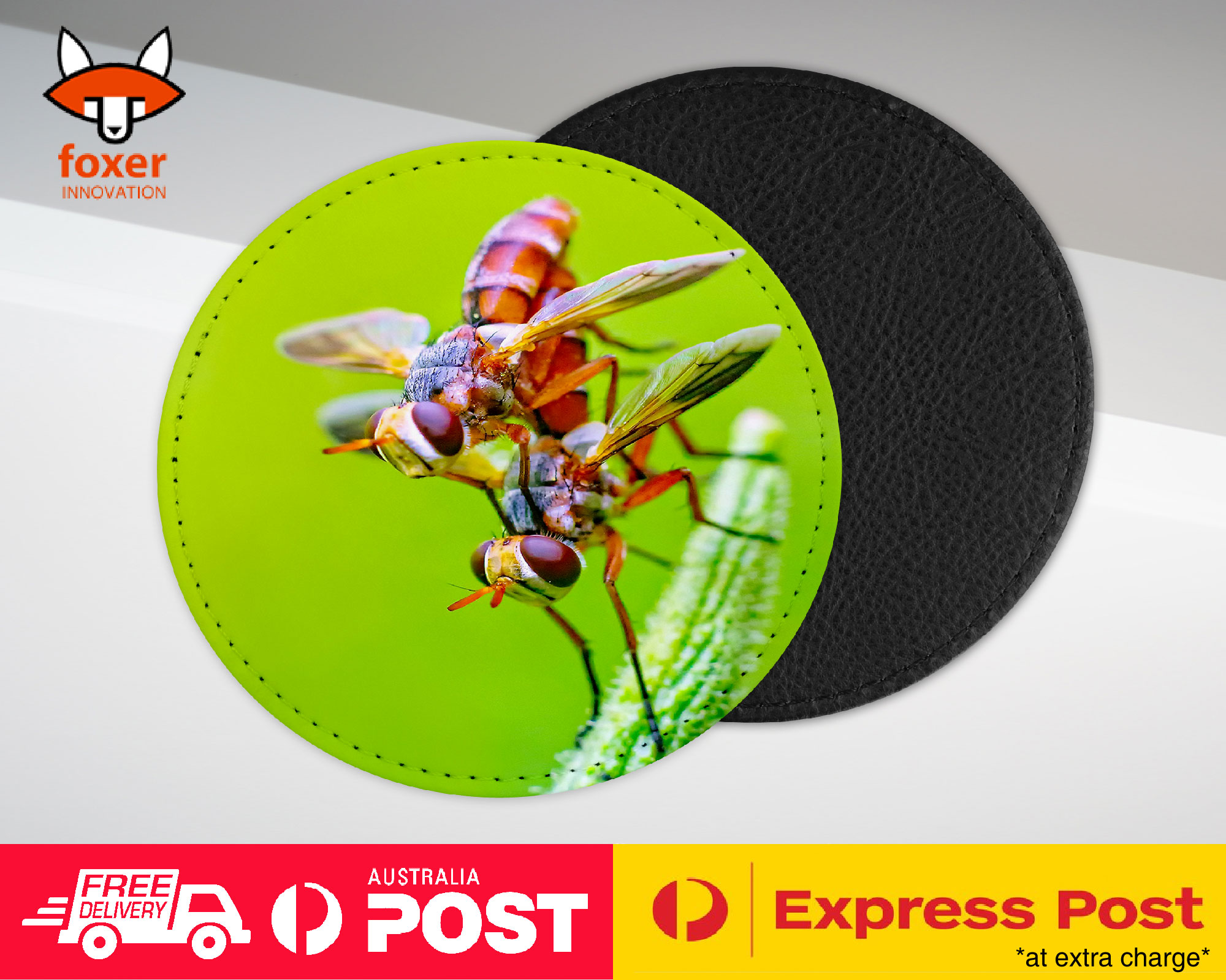 COASTER COFFEE DRINKING MAT|FUNNY MOSQUITO FLY INSECT MATING