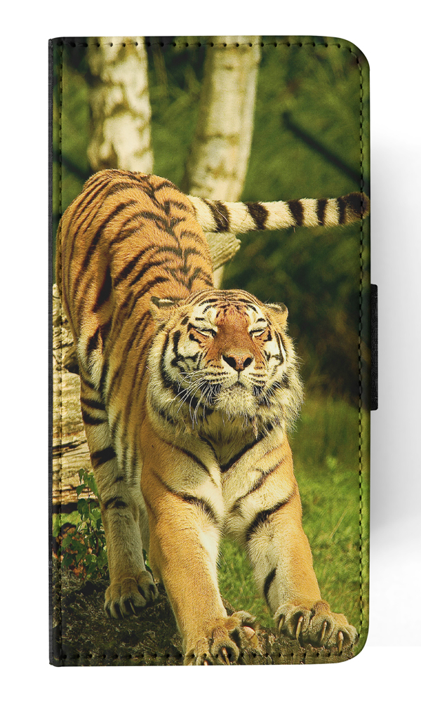 FLIP CASE FOR SAMSUNG GALAXY|CUTE FUNNY TIGER STRETCHING - Picture 112 of 120