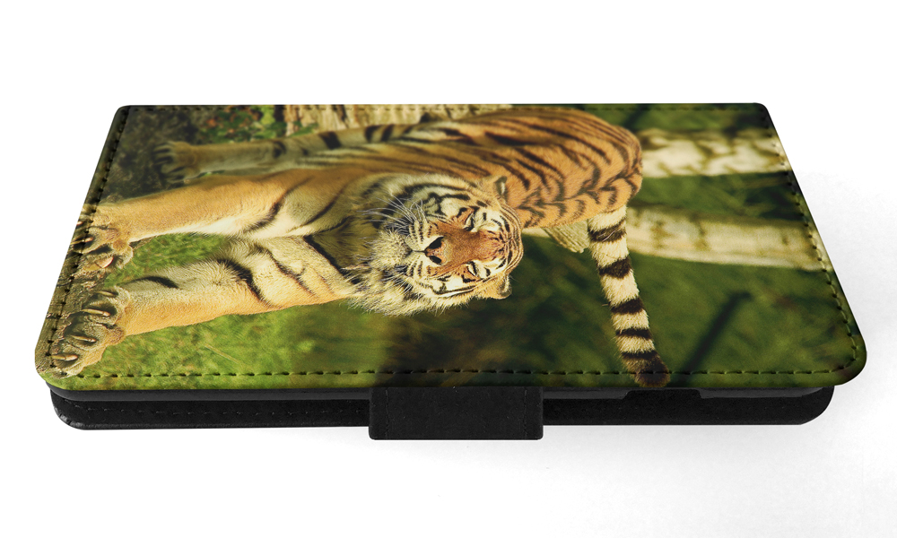 FLIP CASE FOR SAMSUNG GALAXY|CUTE FUNNY TIGER STRETCHING - Picture 113 of 120