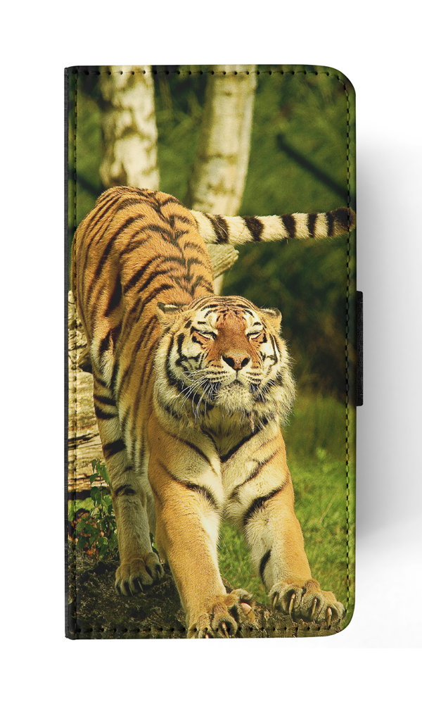 FLIP CASE FOR SAMSUNG GALAXY|CUTE FUNNY TIGER STRETCHING - Picture 107 of 120