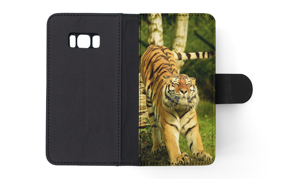 FLIP CASE FOR SAMSUNG GALAXY|CUTE FUNNY TIGER STRETCHING - Picture 109 of 120