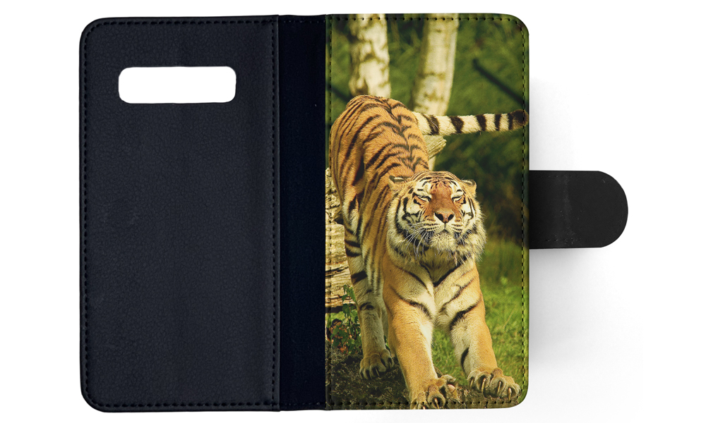 FLIP CASE FOR SAMSUNG GALAXY|CUTE FUNNY TIGER STRETCHING - Picture 84 of 120