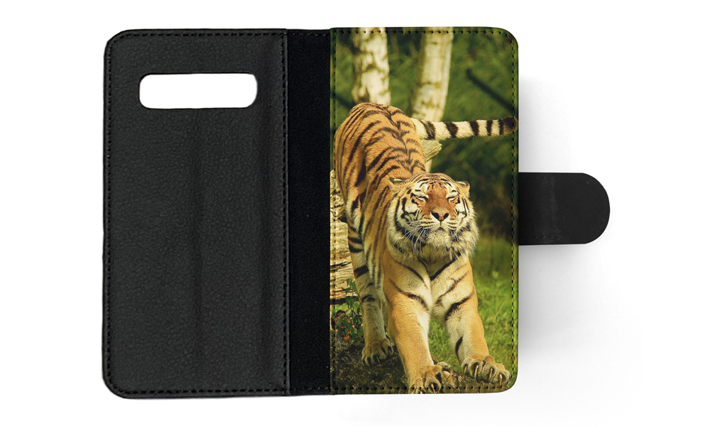FLIP CASE FOR SAMSUNG GALAXY|CUTE FUNNY TIGER STRETCHING - Picture 89 of 120