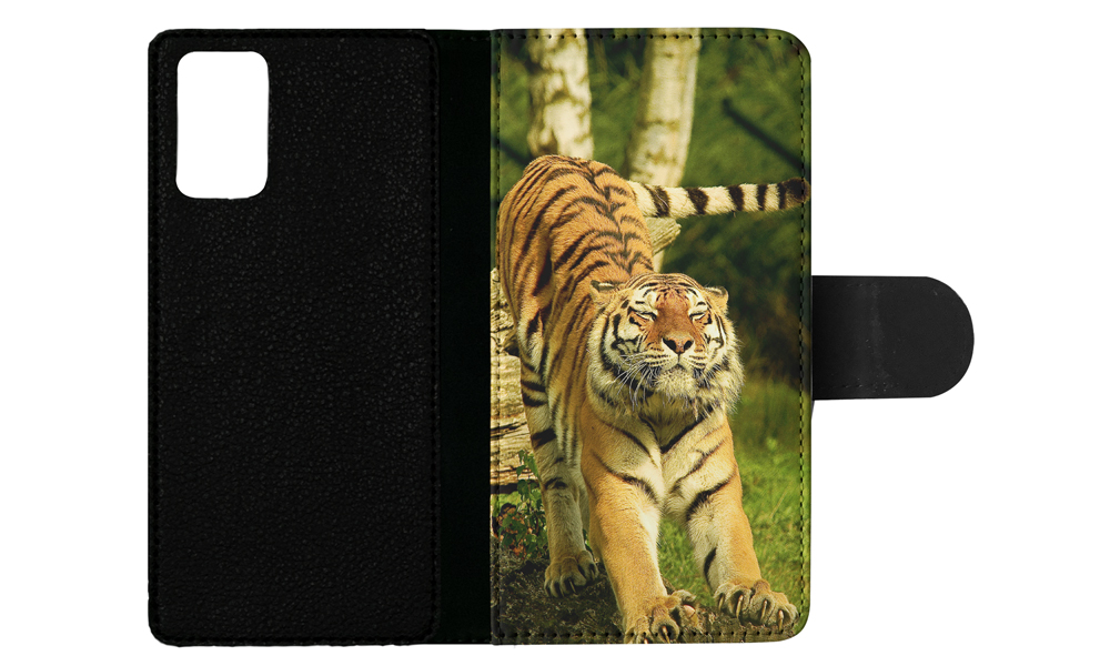 FLIP CASE FOR SAMSUNG GALAXY|CUTE FUNNY TIGER STRETCHING - Picture 74 of 120