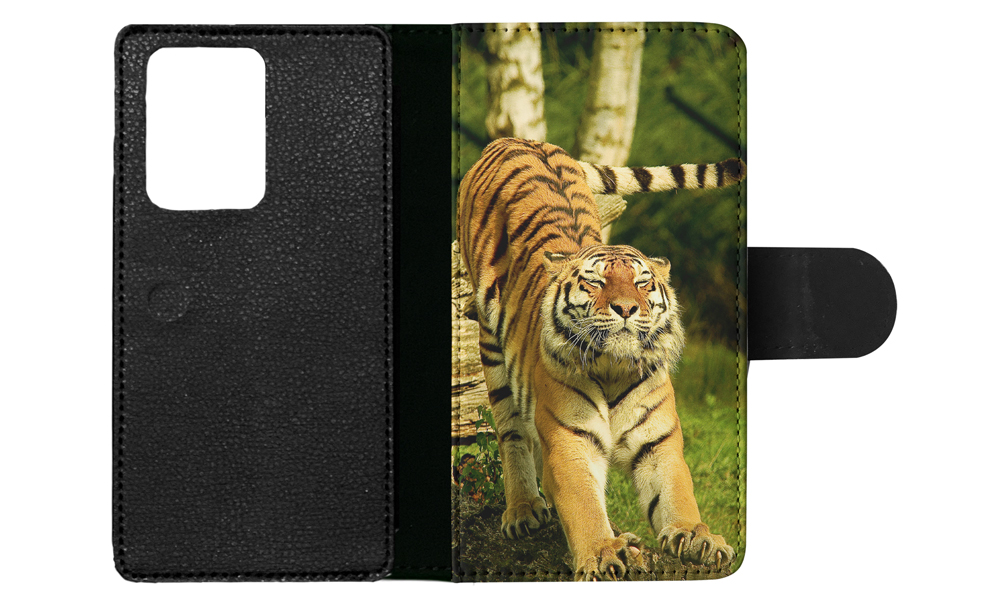 FLIP CASE FOR SAMSUNG GALAXY|CUTE FUNNY TIGER STRETCHING - Picture 69 of 120