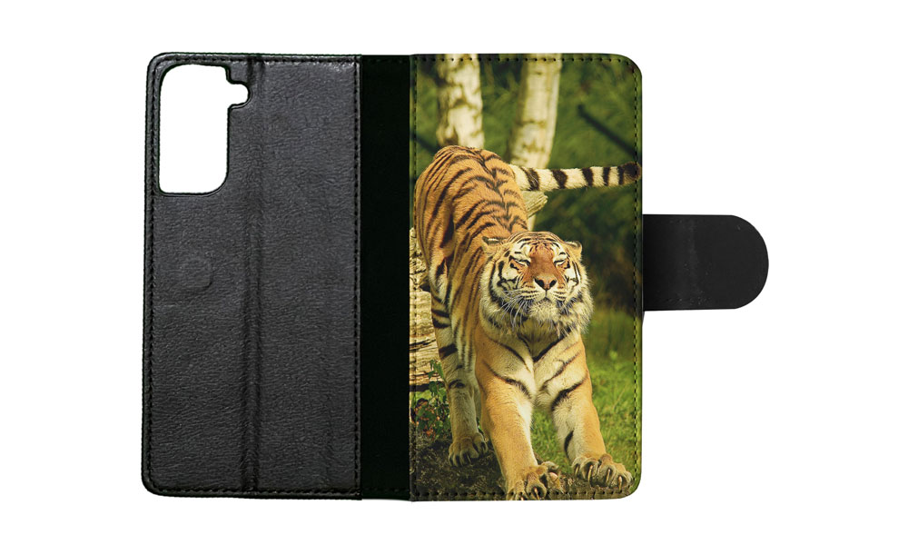 FLIP CASE FOR SAMSUNG GALAXY|CUTE FUNNY TIGER STRETCHING - Picture 64 of 120