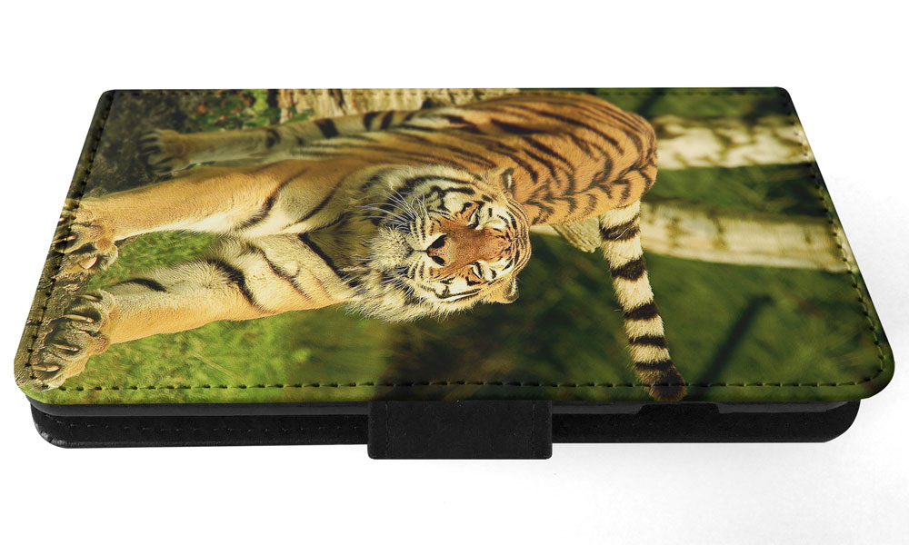 FLIP CASE FOR SAMSUNG GALAXY|CUTE FUNNY TIGER STRETCHING - Picture 53 of 120