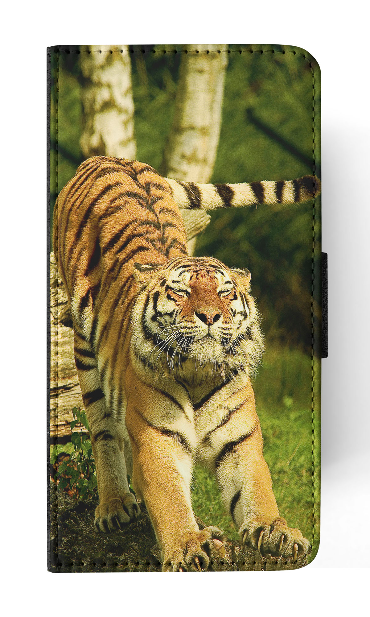 FLIP CASE FOR SAMSUNG GALAXY|CUTE FUNNY TIGER STRETCHING - Picture 47 of 120