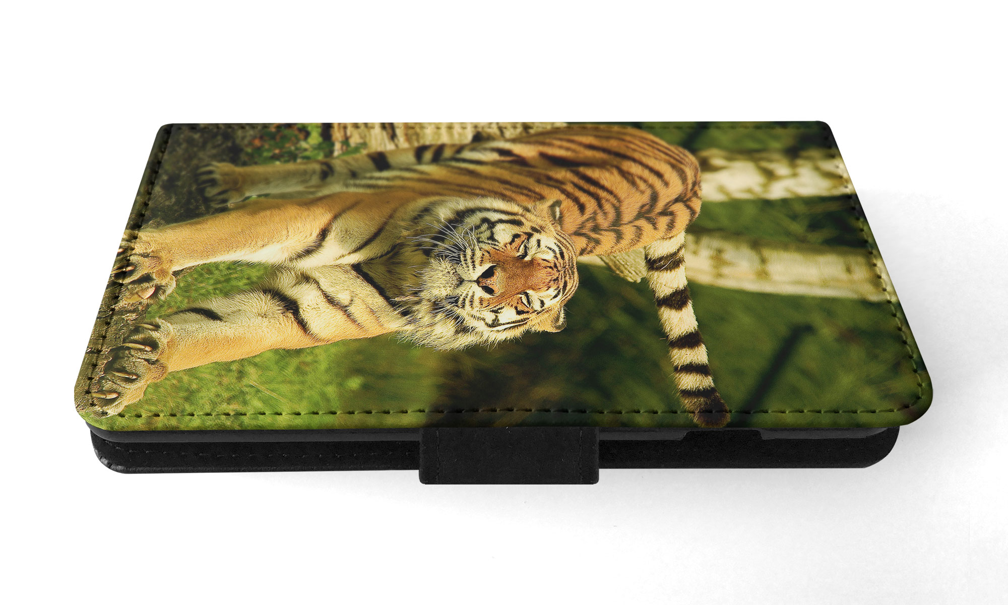 FLIP CASE FOR SAMSUNG GALAXY|CUTE FUNNY TIGER STRETCHING - Picture 48 of 120