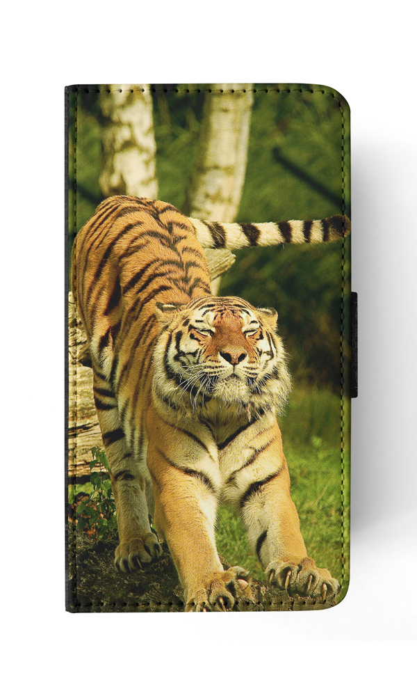 FLIP CASE FOR SAMSUNG GALAXY|CUTE FUNNY TIGER STRETCHING - Picture 117 of 120