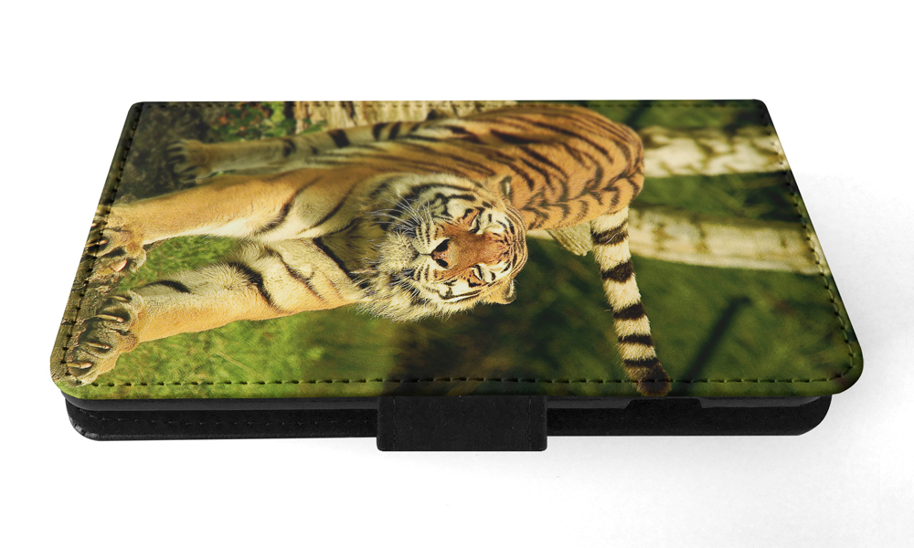 FLIP CASE FOR SAMSUNG GALAXY|CUTE FUNNY TIGER STRETCHING - Picture 118 of 120