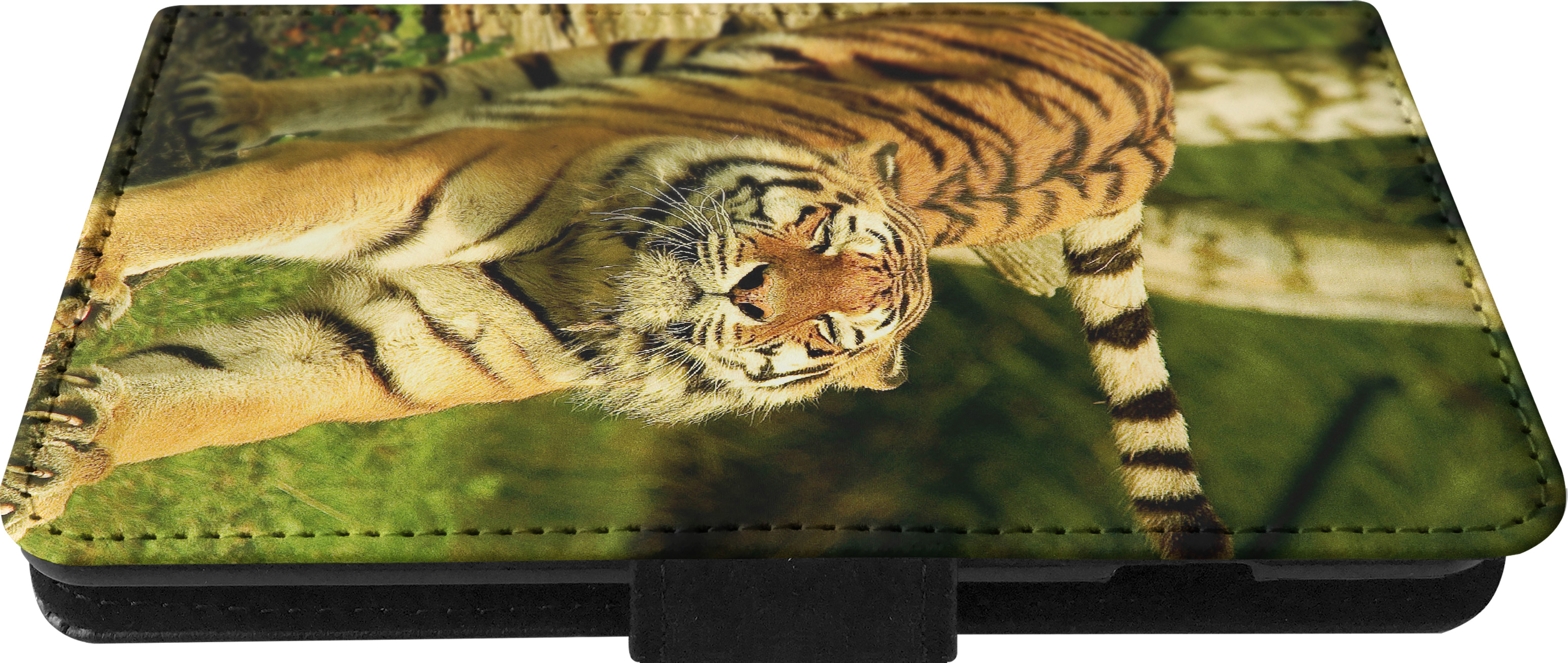 FLIP CASE FOR SAMSUNG GALAXY|CUTE FUNNY TIGER STRETCHING - Picture 13 of 120