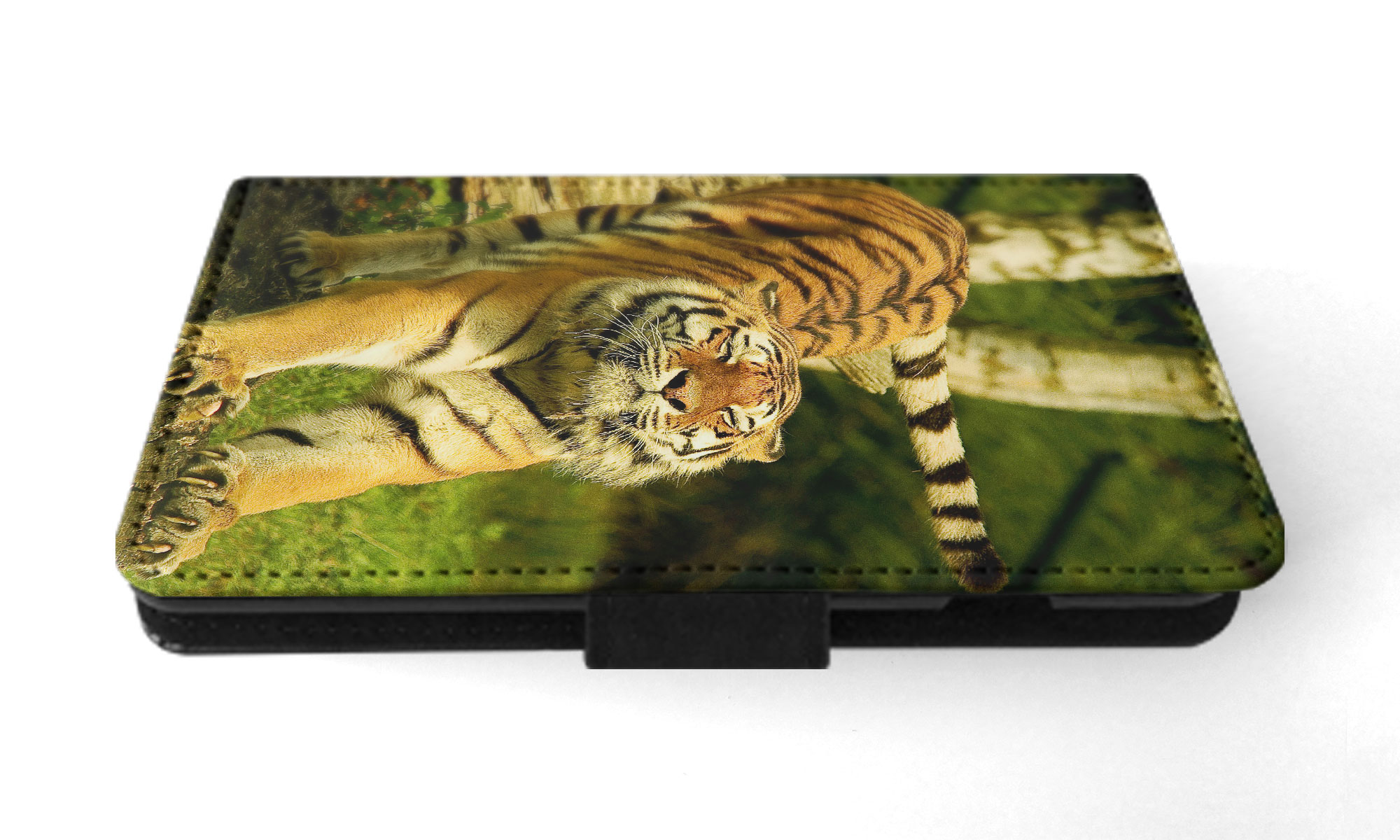 FLIP CASE FOR SAMSUNG GALAXY|CUTE FUNNY TIGER STRETCHING - Picture 33 of 120