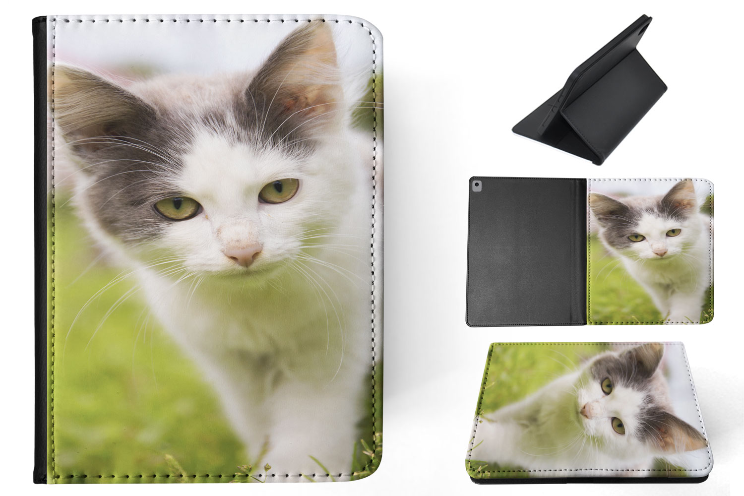 FUNDA FUNDA PARA APPLE IPAD|CAT GATITO ANIMAL FELINO - Imagen 21 de 55