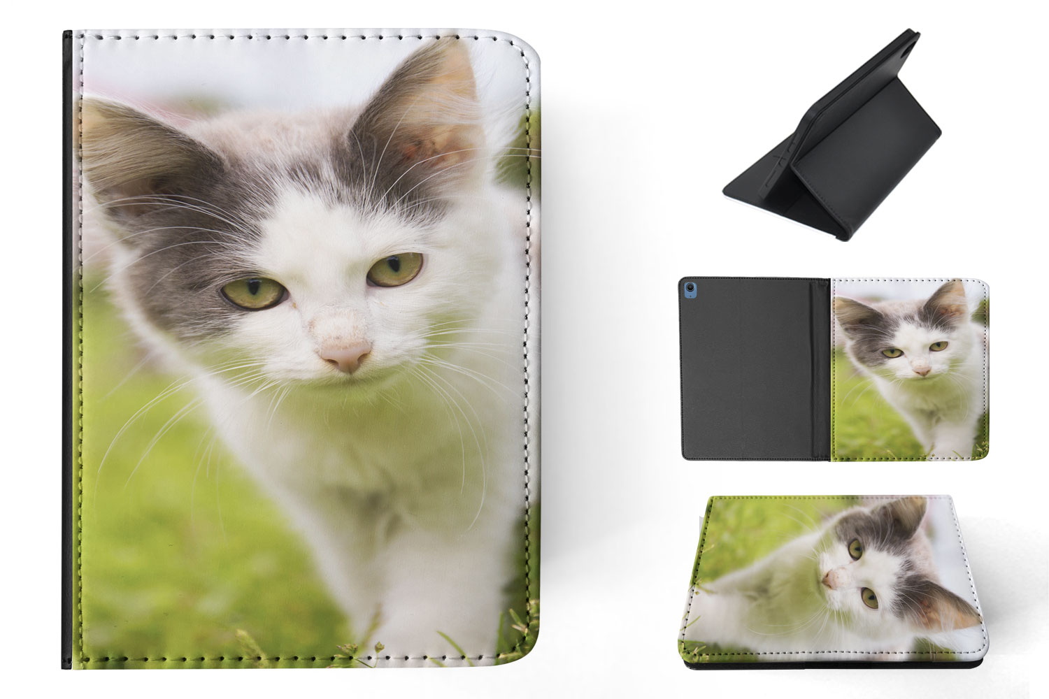 FUNDA FUNDA PARA APPLE IPAD|CAT GATITO ANIMAL FELINO - Imagen 11 de 55