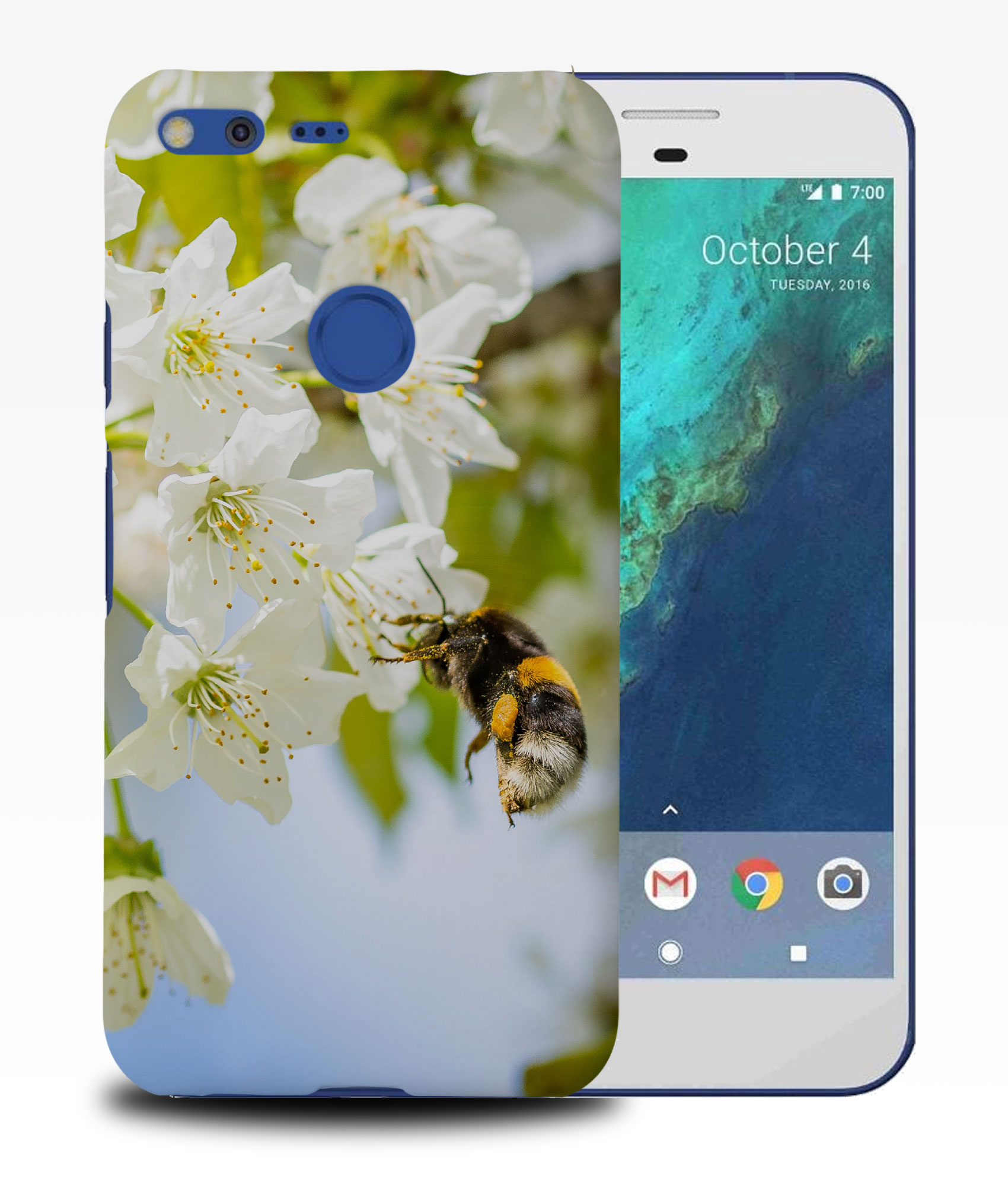CASE COVER FOR GOOGLE PIXEL|BEE INSECT POLLINATING FLOWER #10 - Imagen 10 de 11
