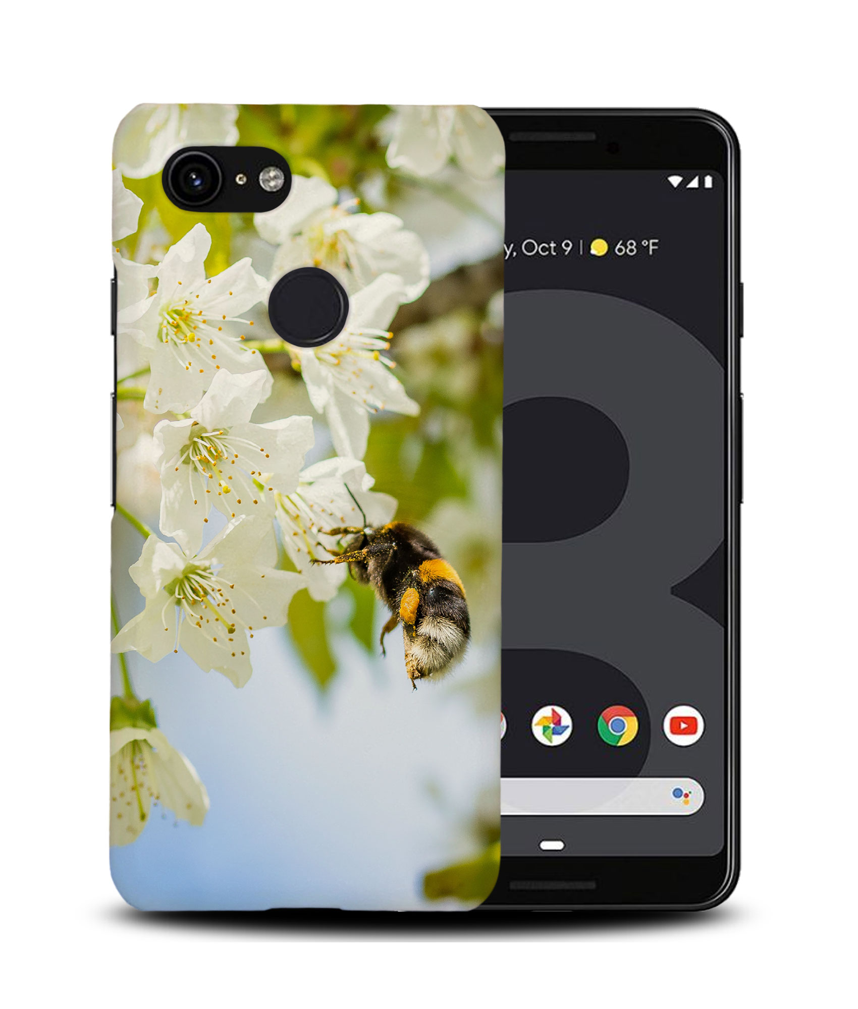 CASE COVER FOR GOOGLE PIXEL|BEE INSECT POLLINATING FLOWER #10 - Imagen 7 de 11