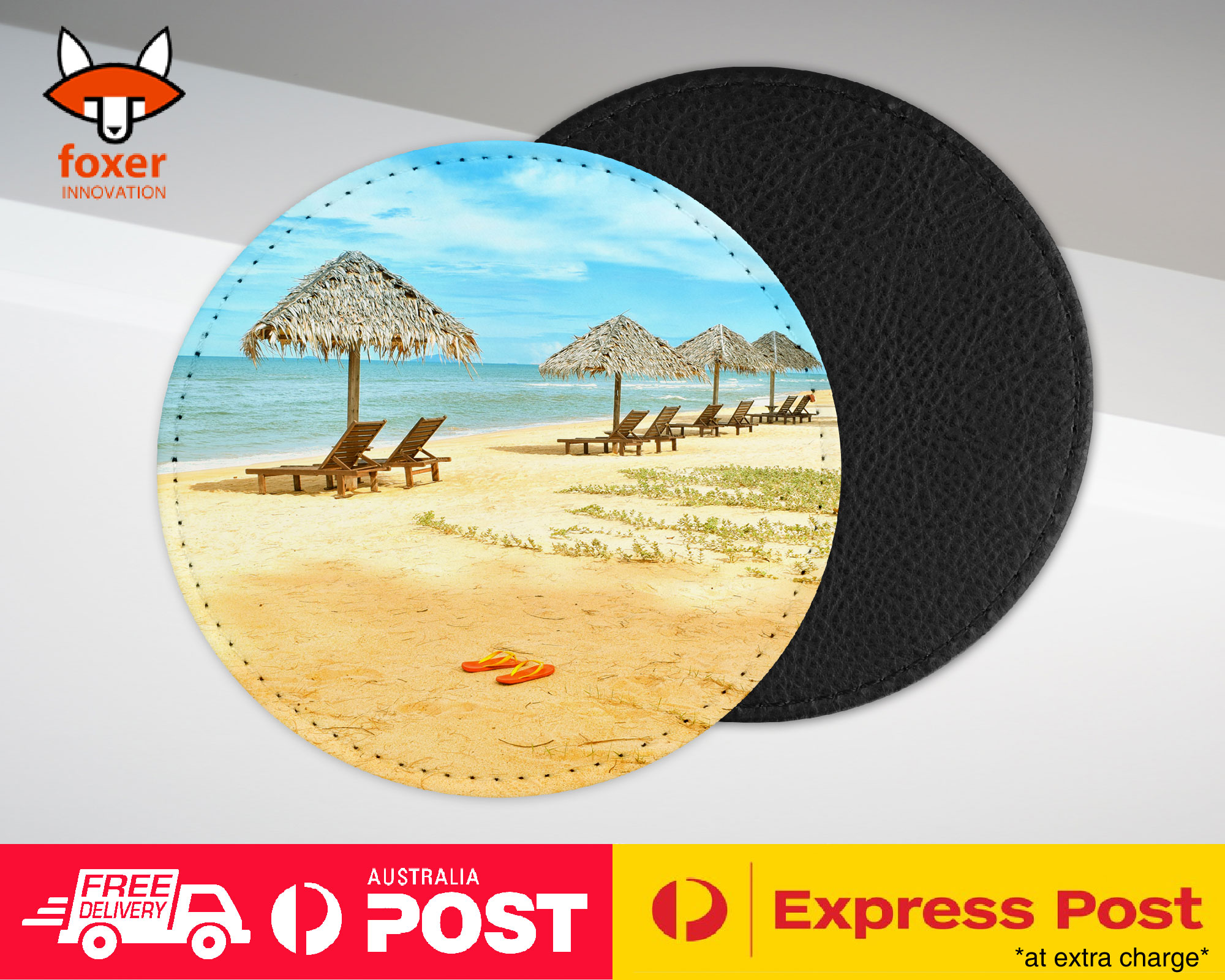 COASTER COFFEE DRINKING MAT|BEAUTIFUL BEACH SUMMER RELAX