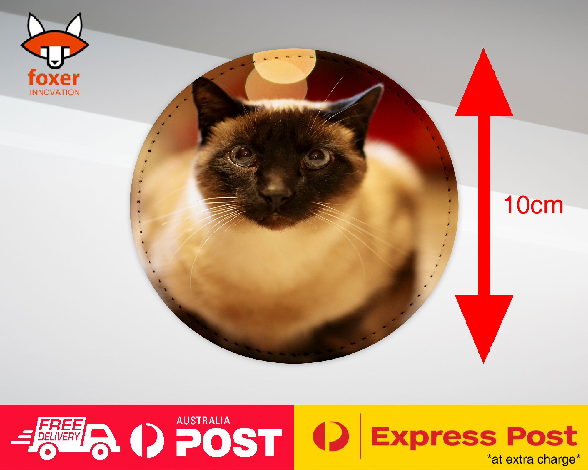 COASTER COFFEE DRINKING MAT|CUTE SIAMESE CAT KITTEN #2