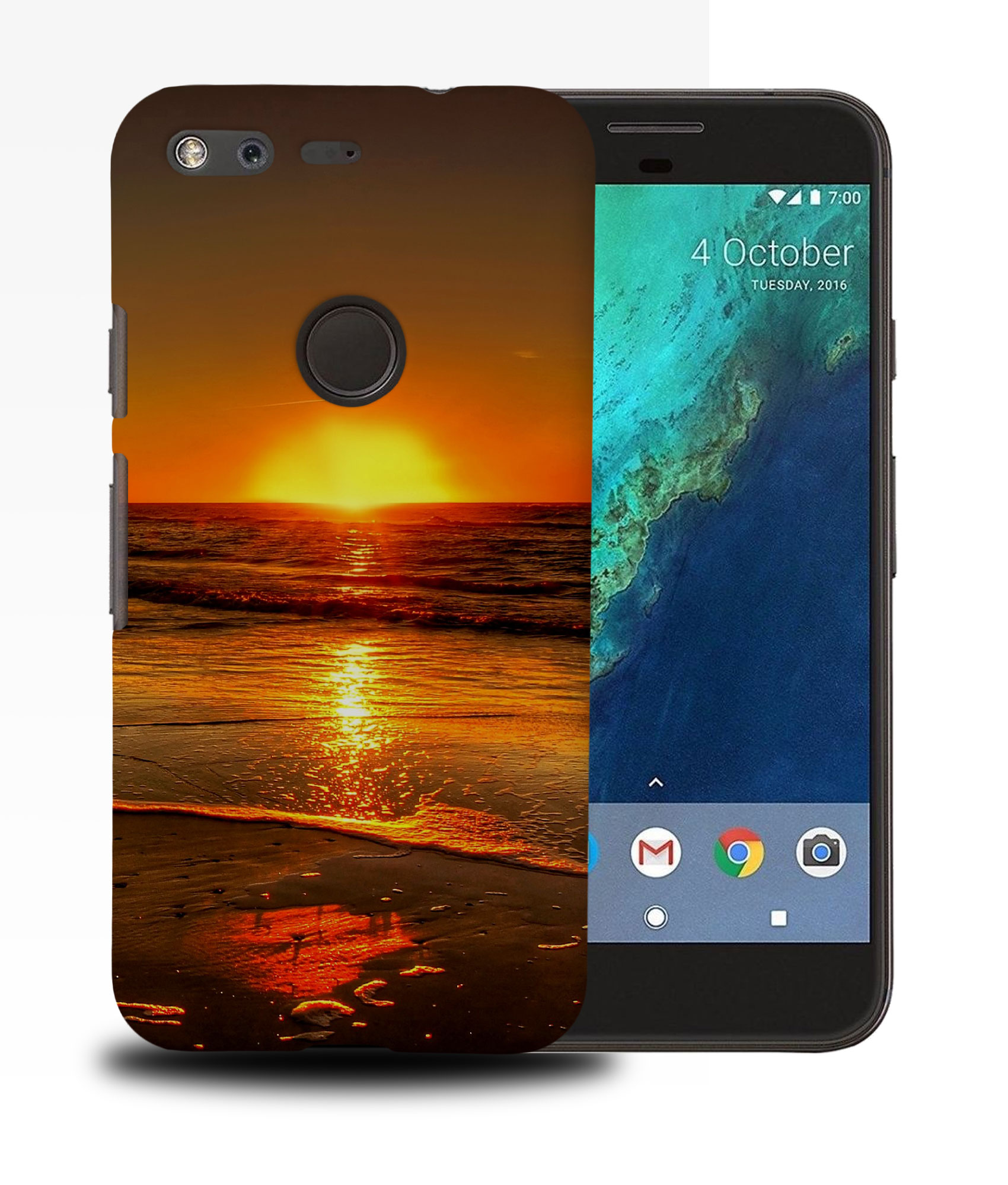 CASE COVER FOR GOOGLE PIXEL|SUNSET OVER THE BEACH OCEAN - 第 11/11 張圖片