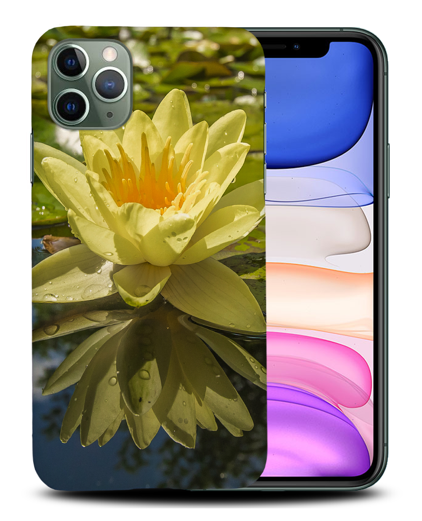 CASE COVER FOR APPLE IPHONE|CUTE FLOWERS ON LILY PAD - Picture 22 of 44